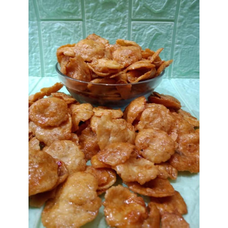 

emping kecil manis berat 250gr