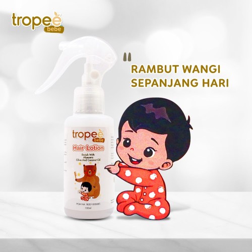 Tropee Bebe Hair Lotion 100ml ORIGINAL / WINTER - Losion Pelembut Rambut Anak Bayi 100 ml