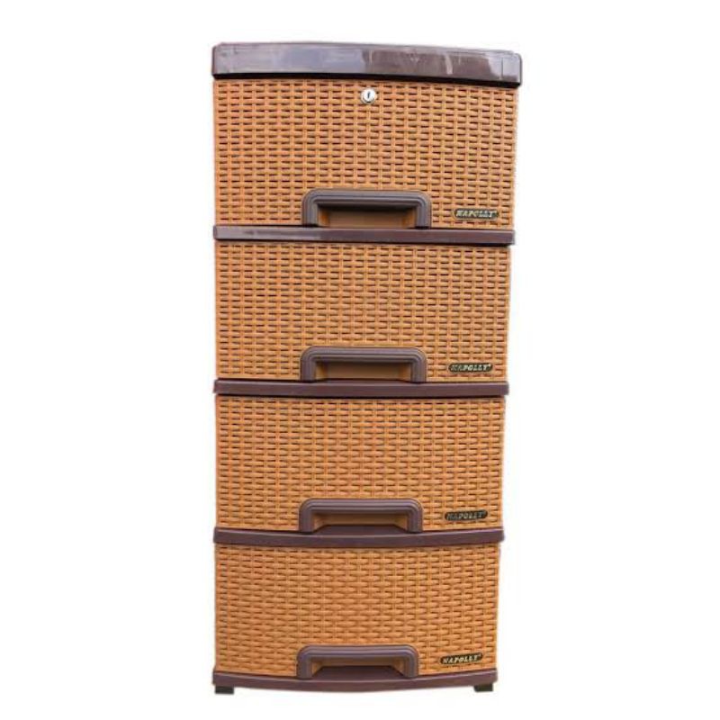 LEMARI PLASTIK LACI NAPOLLY 4 SUSUN