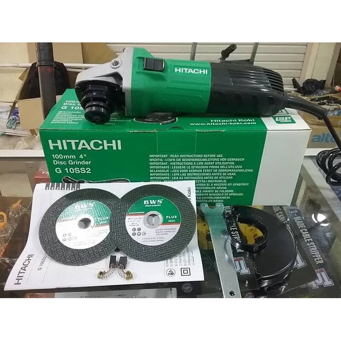 MESIN GERINDA TANGAN HITACHI G10SS2 / ANGLE GRINDER HITACHI G 10SS2