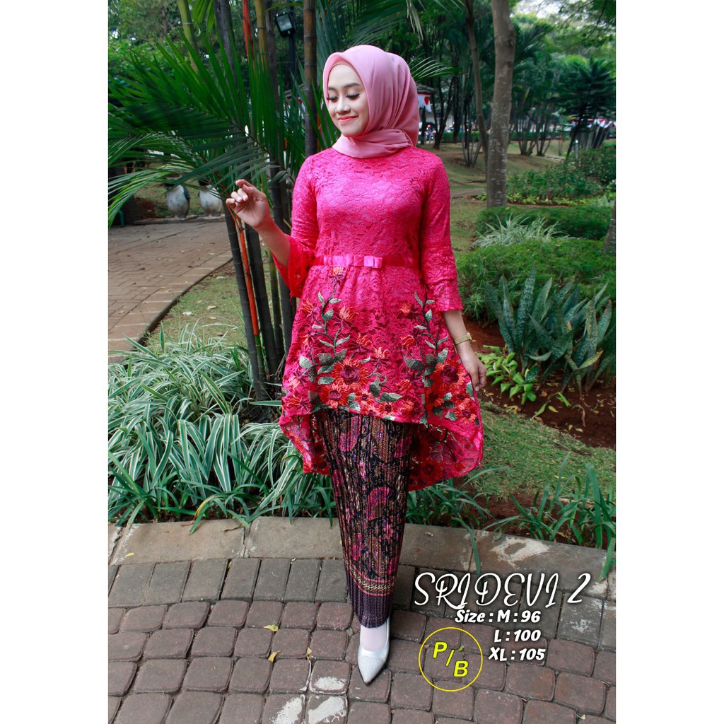 KEBAYA AURORA BORDIR - BRUKAT BORDIR SRIDEVI - BAJU KEBAYA AURORA - KEBAYA MODERN - BAJU BRUKAT HQ