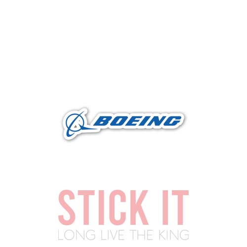 

Stiker sablon setrika DTF kaos baju sticker vinyl boeing pesawat 15