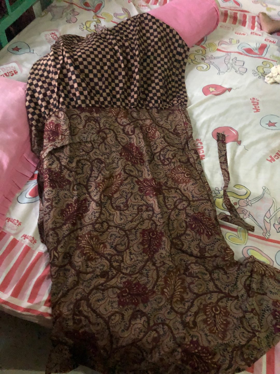 Gamis Batik Manggar,sekar,cantik, Kubis,kupu,padi,daun/cod