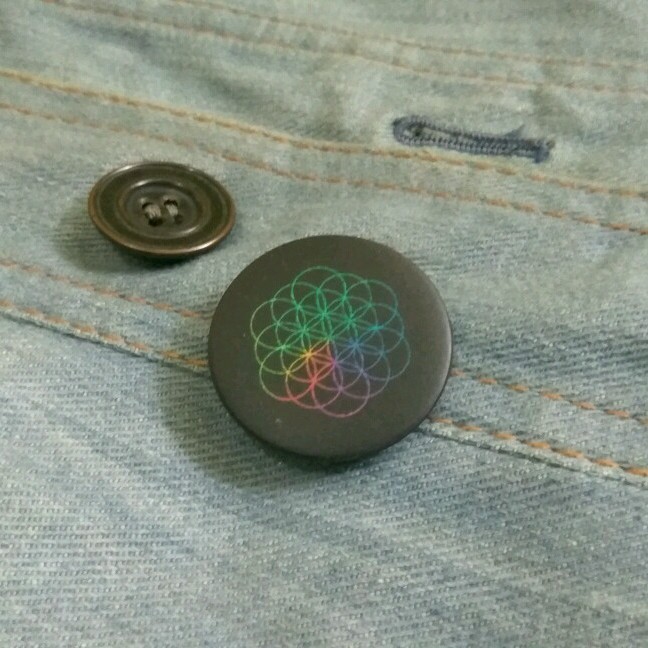 Coldplay Hymne Pin Button 32