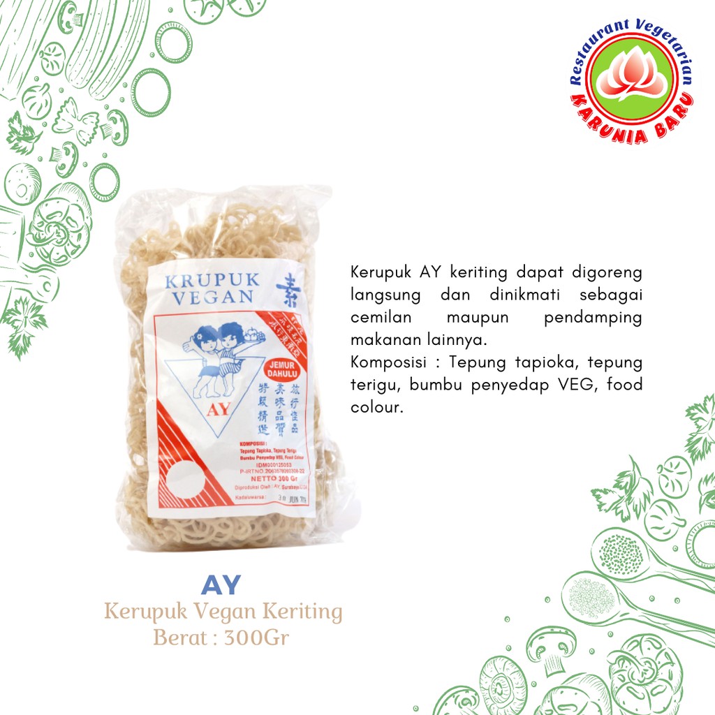 

Kerupuk AY / Krupuk Vegan