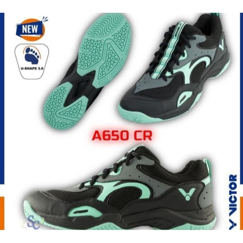 NEW SEPATU BADMINTON VICTOR GOKONG A650/A-650 CR