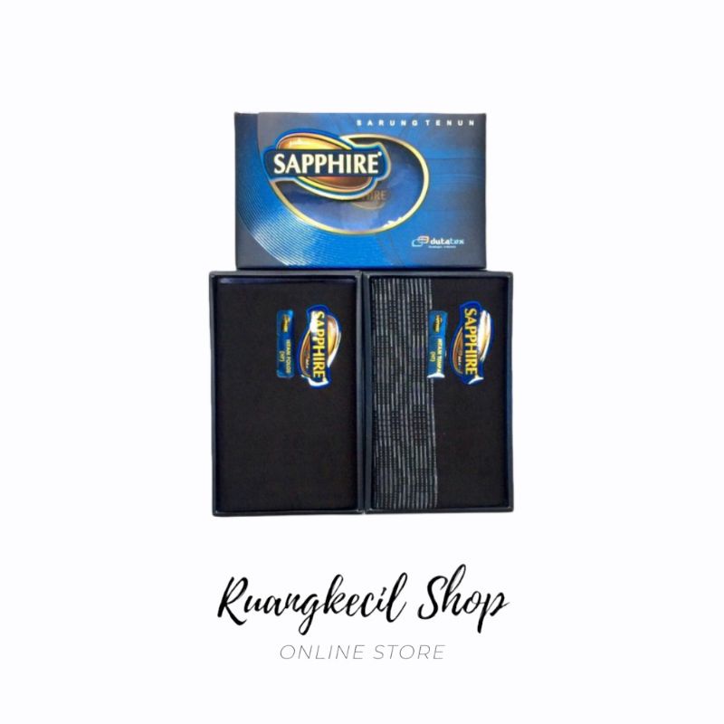 Sarung hitam sapphire | sarung sapphire | sarung polos | sarung murah  | sarung dewasa