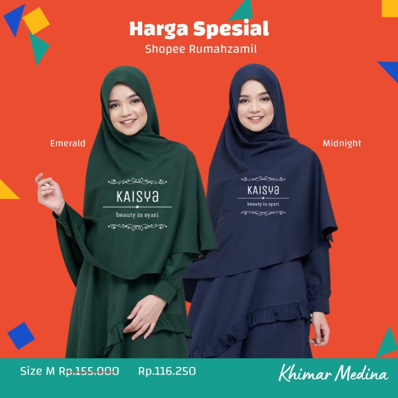 KHIMAR MEDINA BY KAISYA