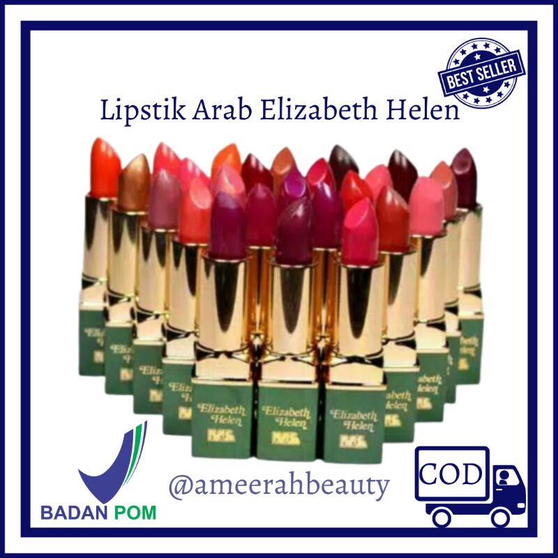 Lipstik Arab Elizabeth Helen Original BPOM