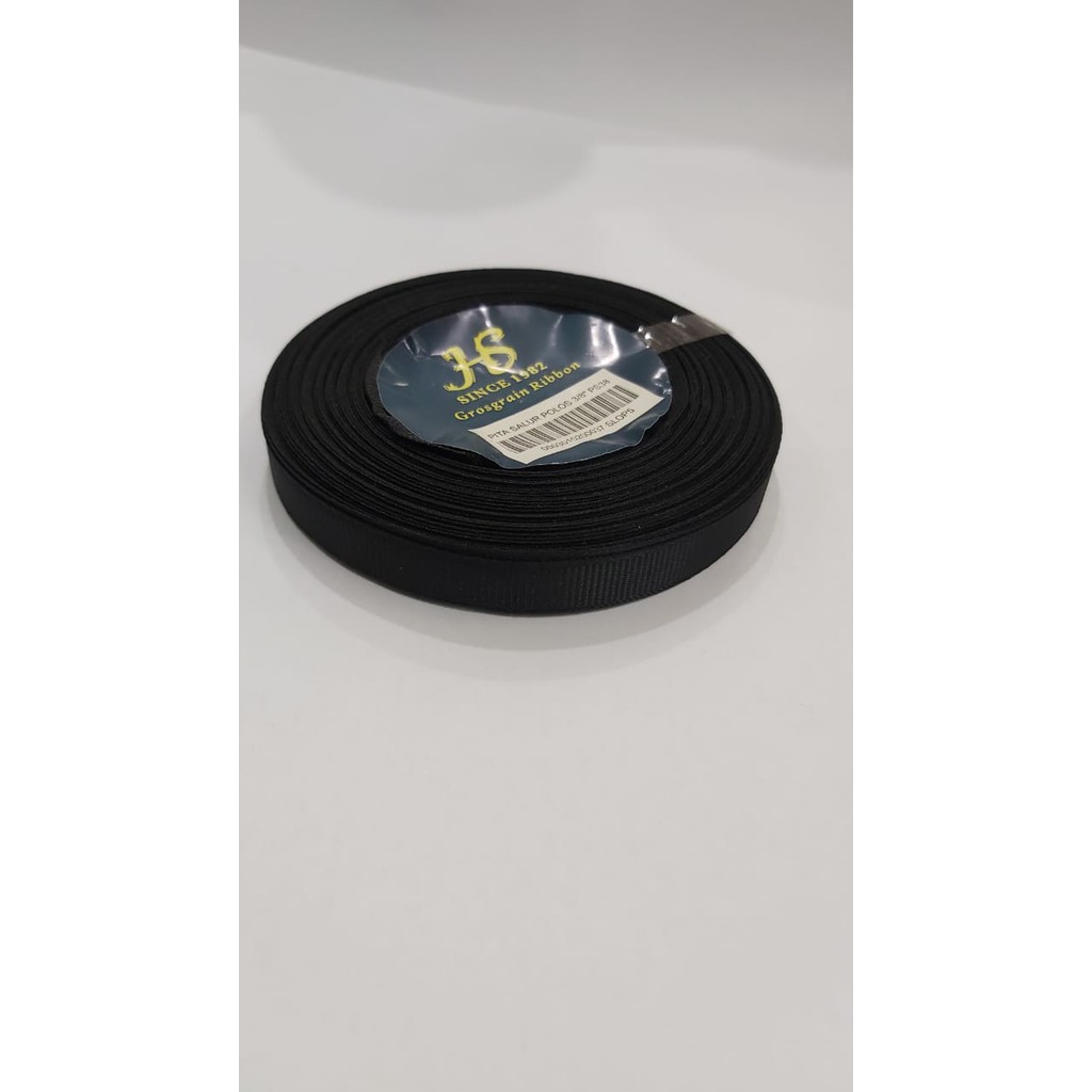 

Grossgrain 1,3cm hitam panjang 20 yard