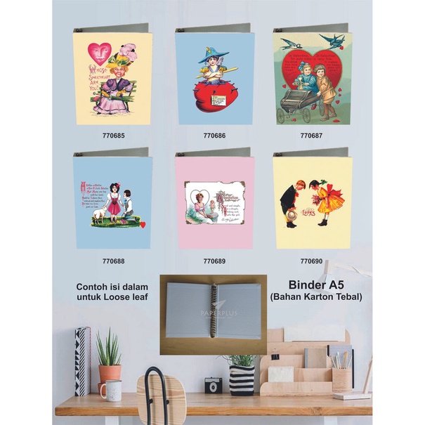 

Binder A5 / Binder Note A5 / Love / Set 2969