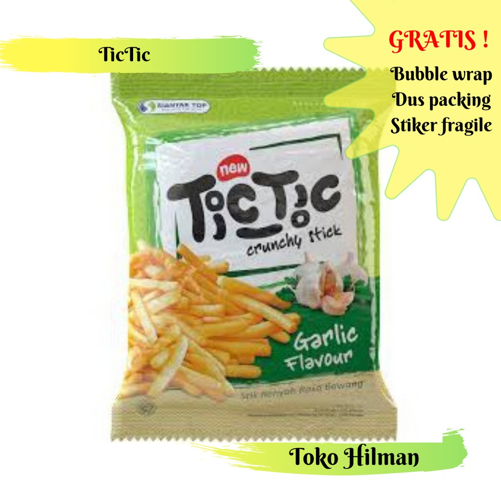 

Tic Tic Snack Rasa Bawang 25g Cemilan Instan