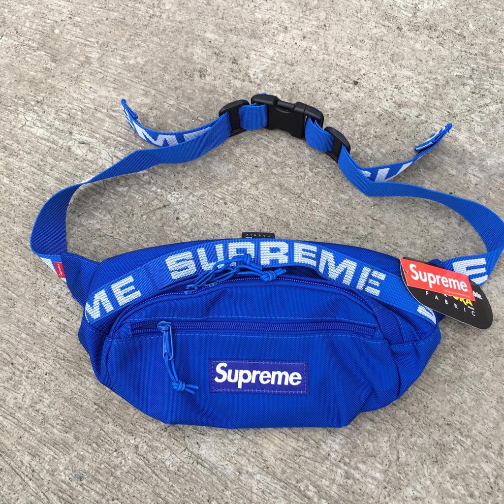 Tas Waistbag Supreme SS18 Biru