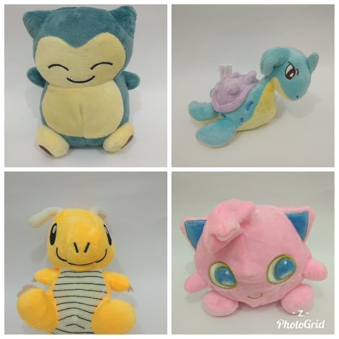 boneka valentine jigglypuff,dragonite,snorlax,lapras,plush,dragon Diskon
