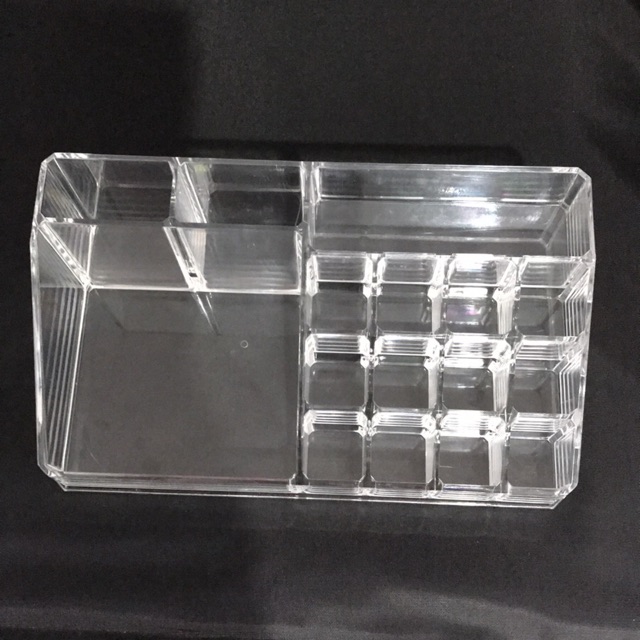  RAK  KOSMETIK  ORGANIZER KOSMETIK  PLASTIK MIKA  TRANSPARANT 