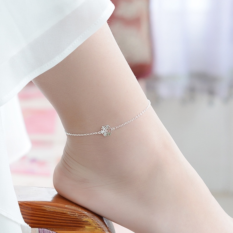 Gelang Kaki Bahan S925 Silver Untuk Pasangan