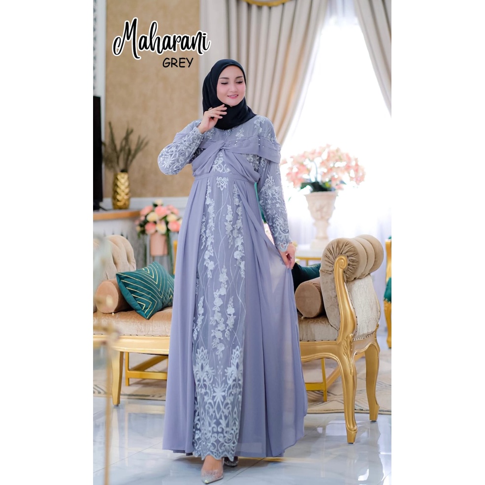 MAHARANI Gamis Pesta Muslimah Bridesmaid Kondangan Walimatul Kondangan Bridemaids