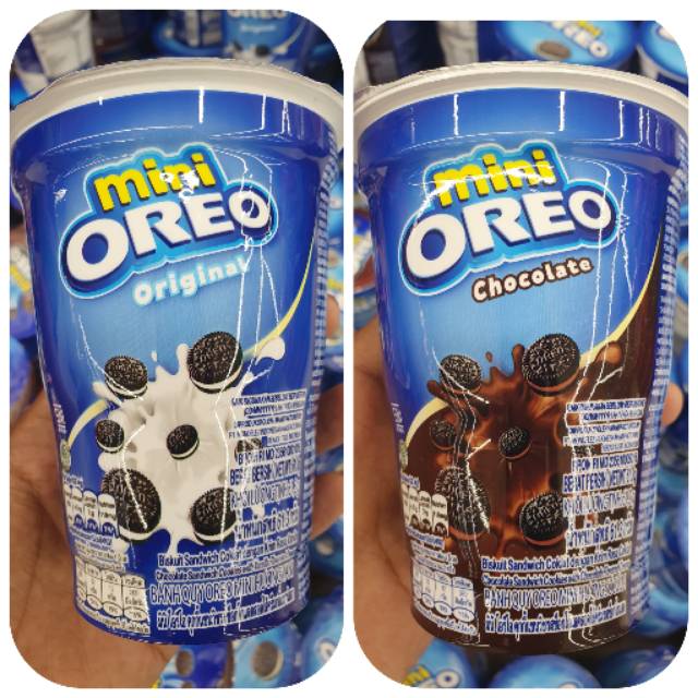 

Oreo Mini Biskuit Krim Cokelat 61.3 gr/Oreo Mini Biskuit Krim original