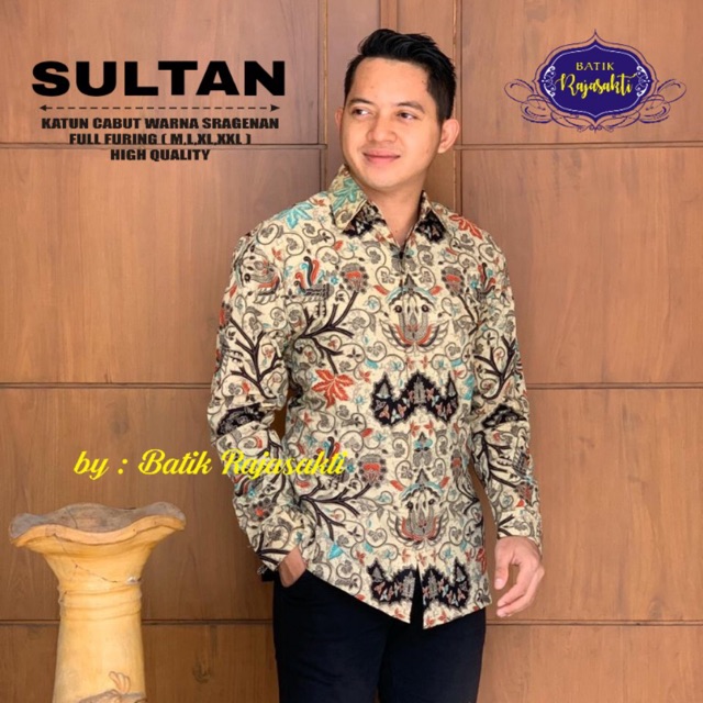 Batik SULTAN Katun Cabut Sragenan Full Furing Termurah