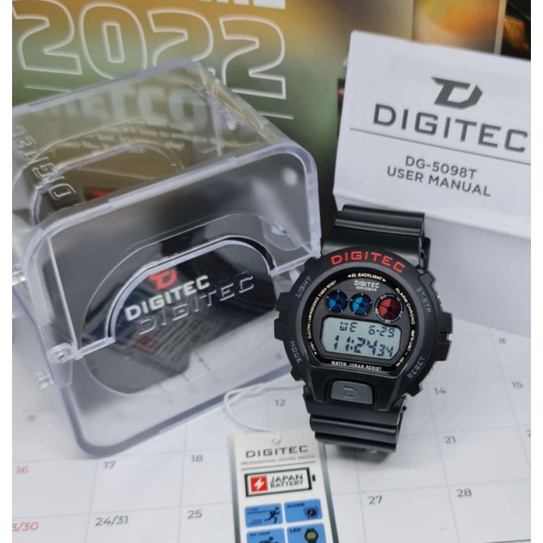 DIGITEC DG 5098 JAM TANGAN PRIA TAHAN AIR 100M ORIGINAL