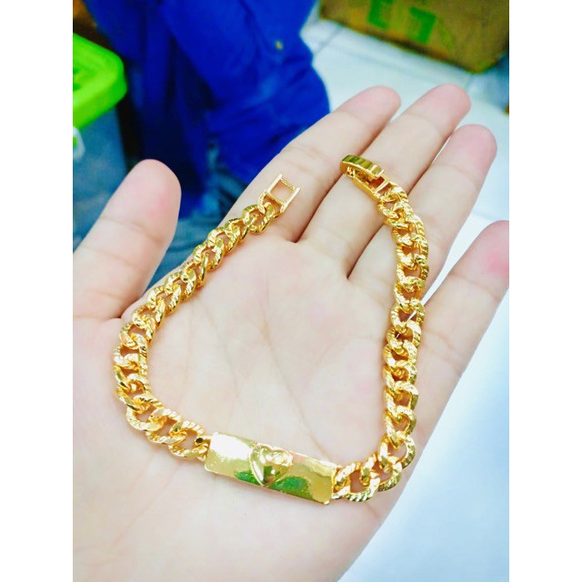 Gelangtangan wanita gelang rante plat gelang lapis emas gelang yaxiya gelang xuping