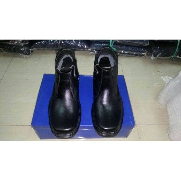 sepatu PDH resleting ( kulit )