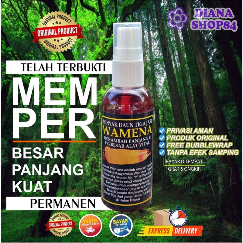 PEMBESAR PENNIS PRIA PENNIS  PERMANEN ORIGINAL MINYAK WAMENA ORIGINAL