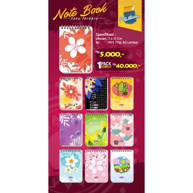 

notebook 7×10