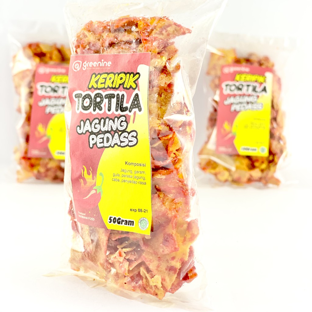 

Fifamart Keripik Tortilla Jagung Pedas Plastik 50 Gram