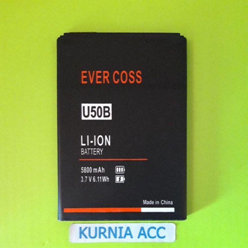 BATRE BATERAI EVERCOSS WINNER Y SMART PRO U50B ORIGINAL BATTERY