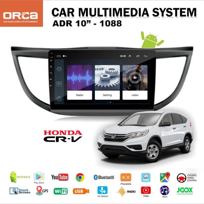 Head Unit ANDROID OEM CRV All New CR-V Android ORCA ADR-1088