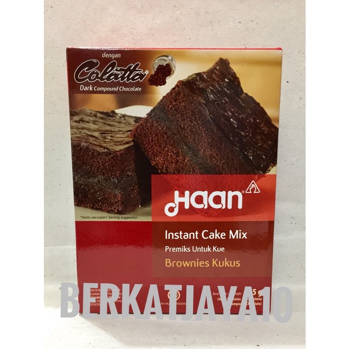 

pakai-siap-tepung-bumbu-tepung- haan instant cake mix brownies kukus tepung premix brownis 415 gr