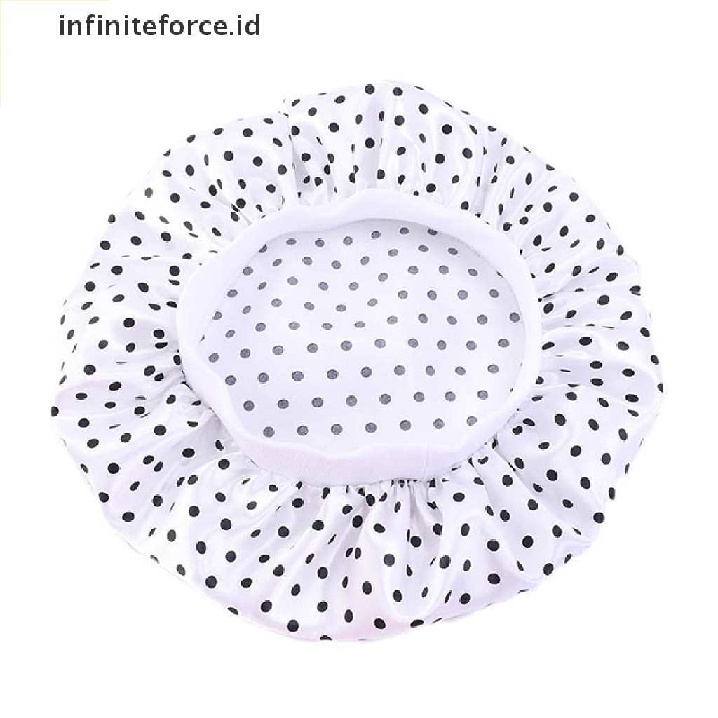 Infiniteforce.id Topi Bonnet Satin Lembut Bayi Perempuan Aksen Bunga