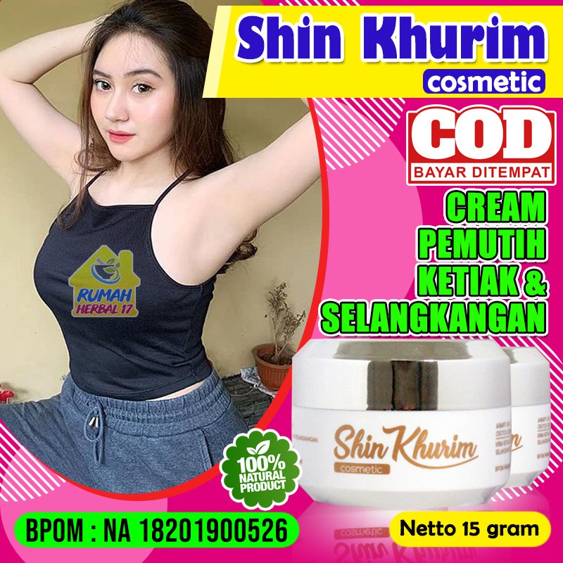 Shin Khurim BPOM / Cream Shinkurim / Sinkurim Shin Kurim Original Pemutih Ketiak Dan Selangkangan Hitam