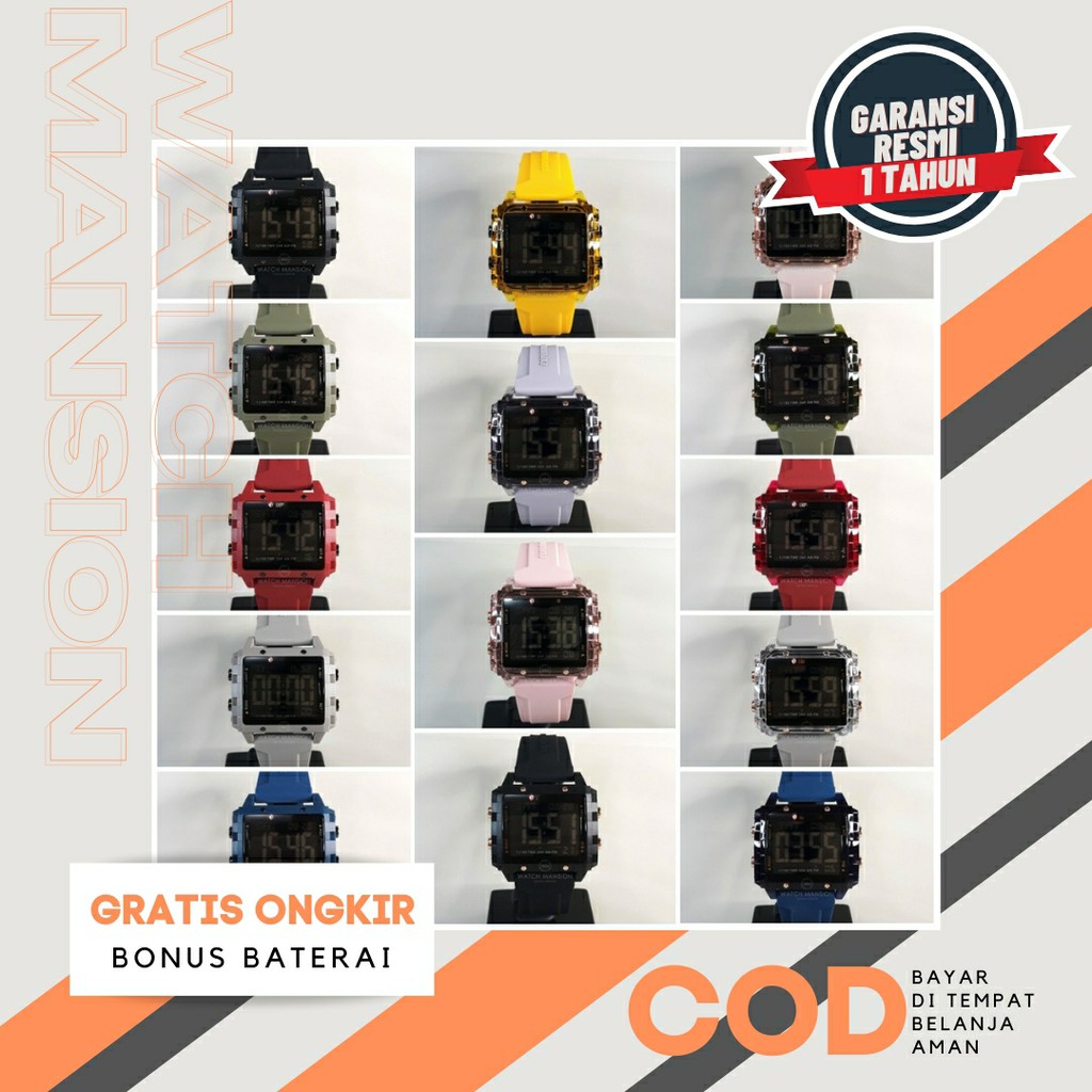 JAM TANGAN PRIA EXPEDITION 6817 E6817 E 6817 DIGITAL RUBBER STRAP ORIGINAL GARANSI FREE BATERAI