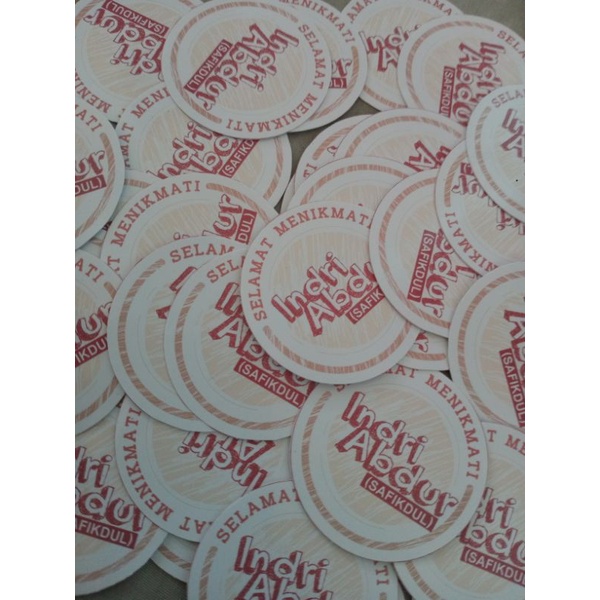 

(custom) Sticker/stiker custom design anti pasaran