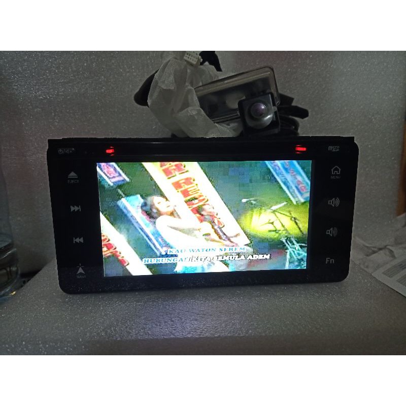 HEAD UNIT ORIGINAL DAIHATSU+KAMERA MUNDUR