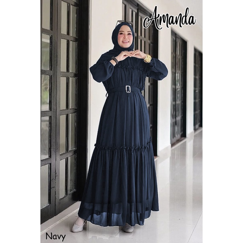 GAMIS PESTA POLOS AMANDA DRESS KONDANGAN