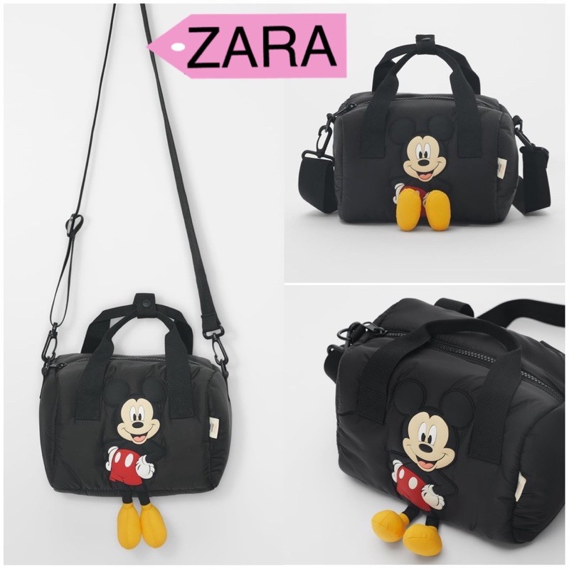 (BISA COD) READY STOCK ZARA KIDS MICKEY MOUSE DISNEY BOWLING BAG / TAS ZARA