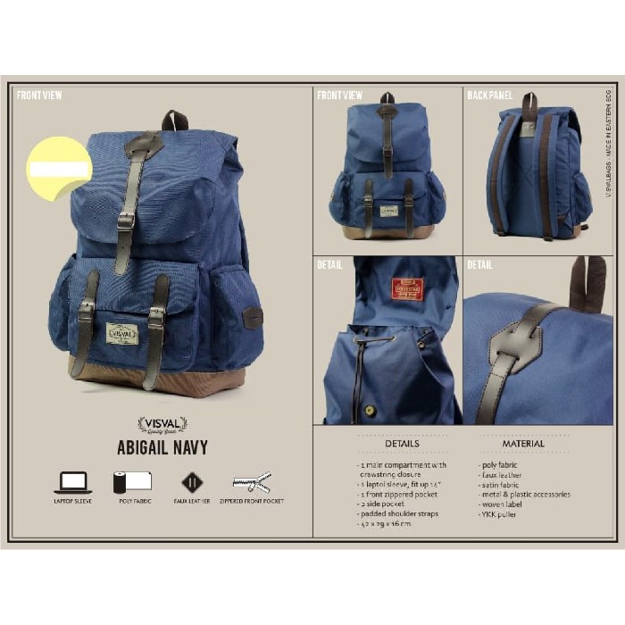 TERBARU B4Y3 Tas Punggung Unik Keren Tas Pria Punggung Inficlo  tas ransel laptop VISVAL ABIGA