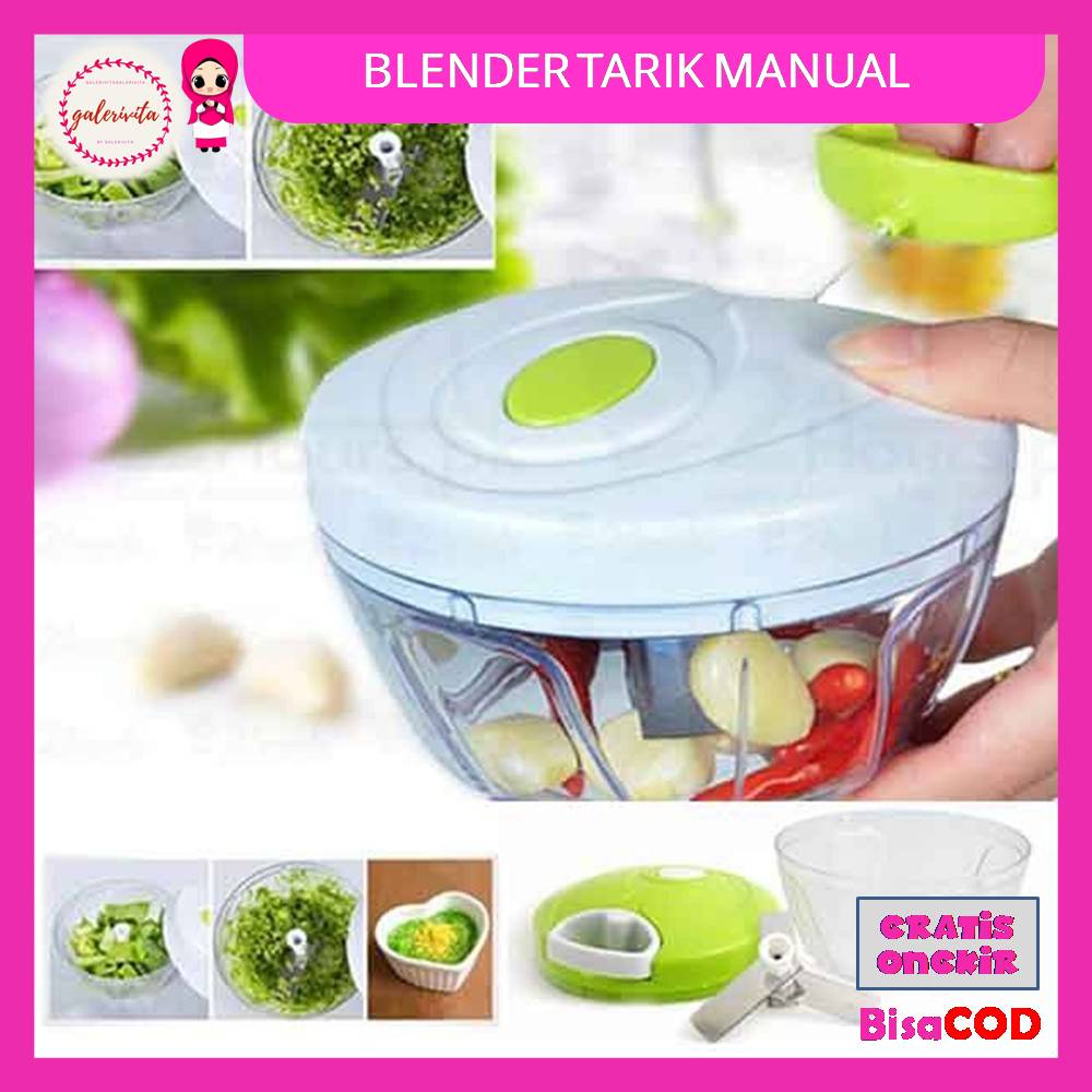 Blender Tarik Manual / Speedy Chopper Blender Tarik / Blender Manual Mini