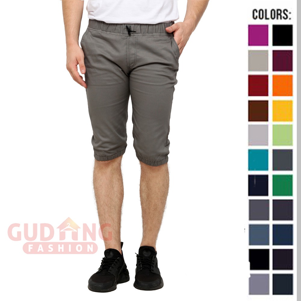 Celana Jogger Pendek Cowok - Banyak Pilihan Warna CLN (COMB)