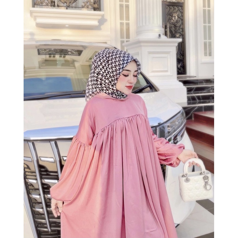 Long Tunik Asimetris Shella / Atasan Tunik Wanita Import Selebgram Terlaris