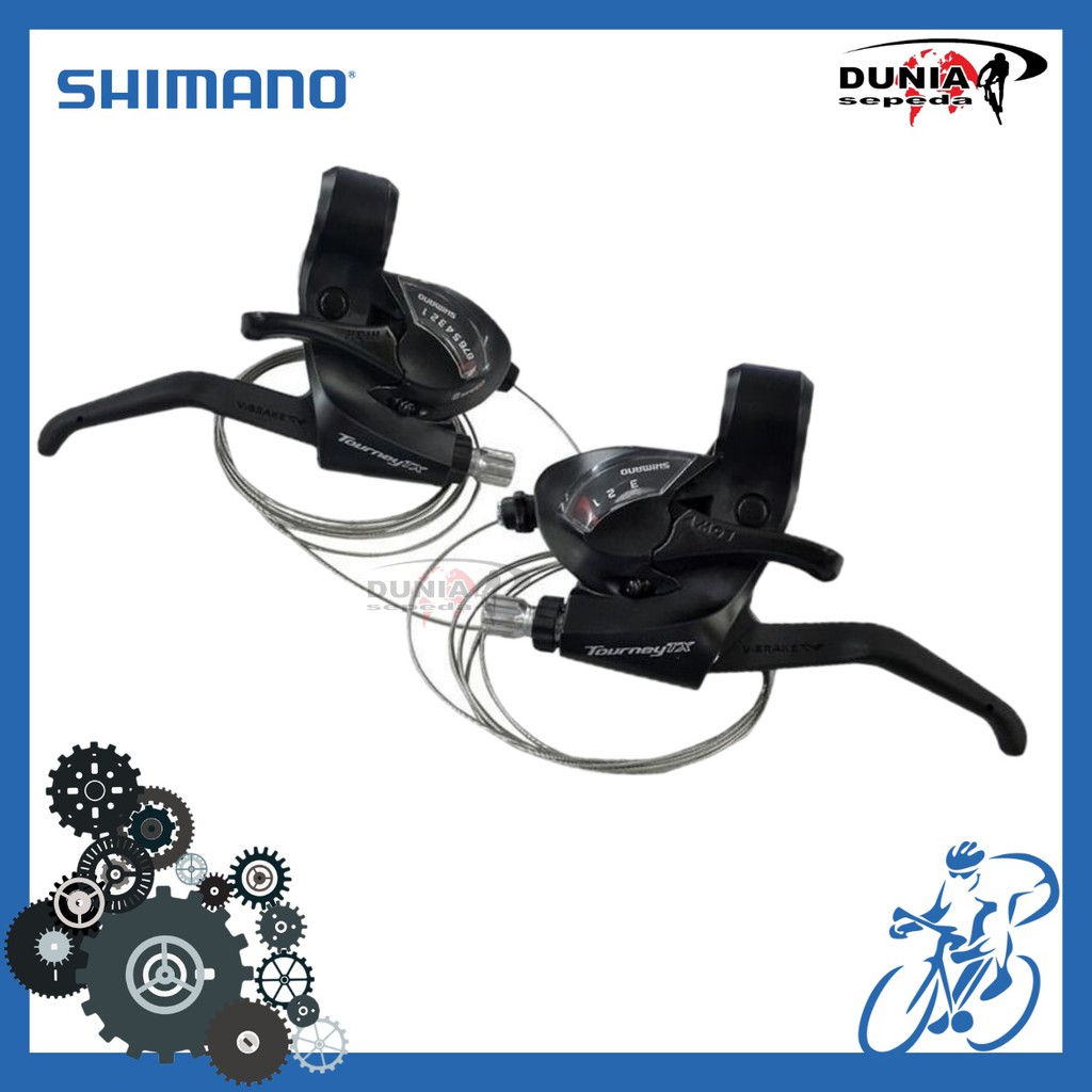 Shimano Shifter Sepeda Tourney TX800 3x8 Speed