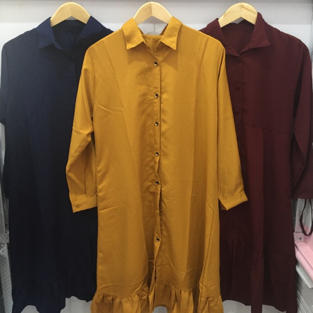 TUNIK REMPEL AMUZEN / TUNIK POLOS RREMPEL