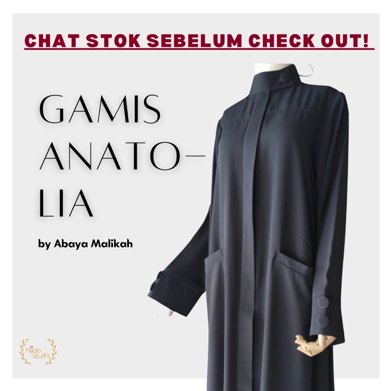 GAMIS ANATOLIA | ABAYA MALIKAH | HIJAB SYARI POLOS