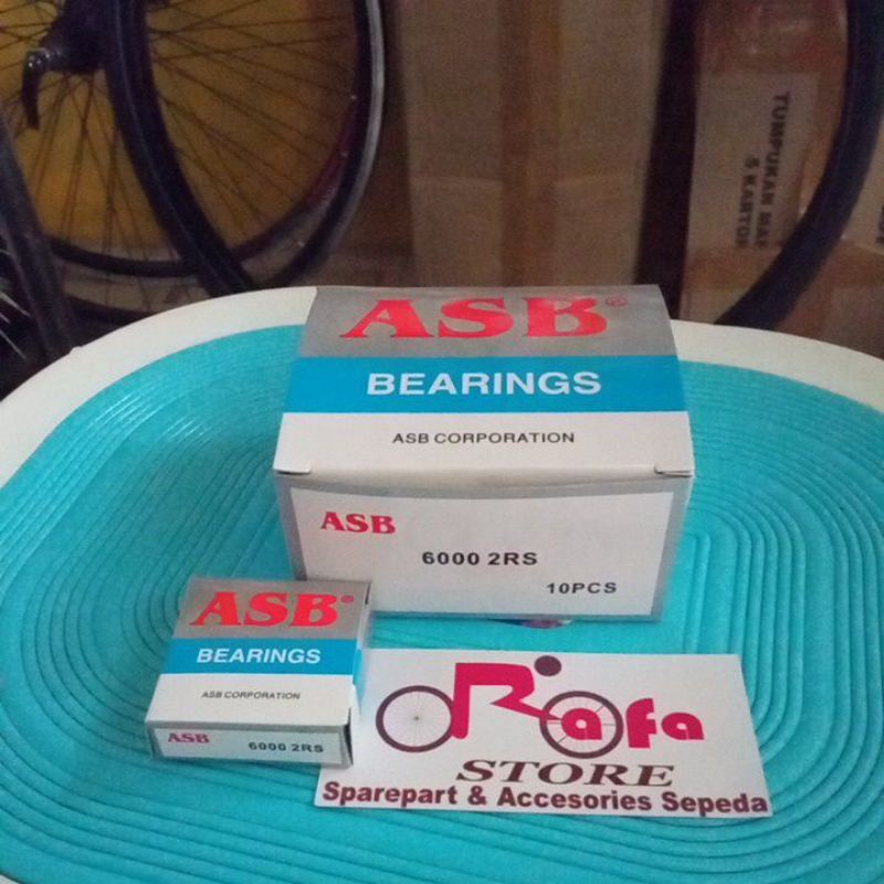 Bearing 6000 2RS &amp; kones As roda sepeda