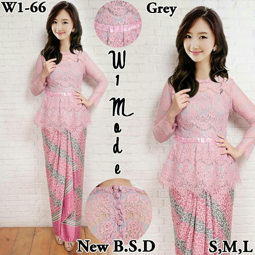 1SET LENGKAP DG DALEMAN WIMODE SET KEBAYA KEBAYA MODERN 