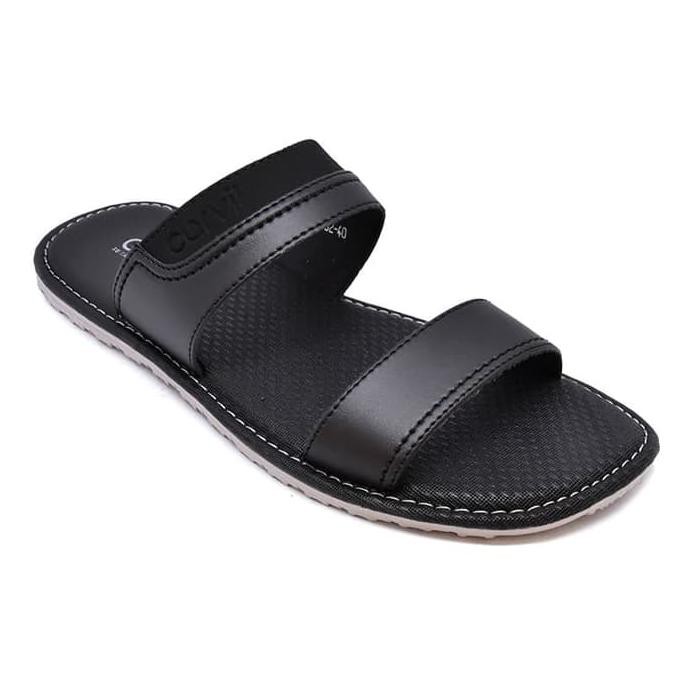 Sepatu Termurah Carvil Sandal Pria Freddo-02M Black - 41