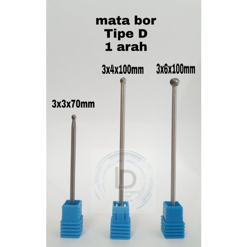 1 biji mata bor tuner keras kerok Tipe D 1arah